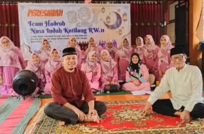 Hafid Nasir dalam Peresmian Tim Hadroh Nusa Indah Kutilang