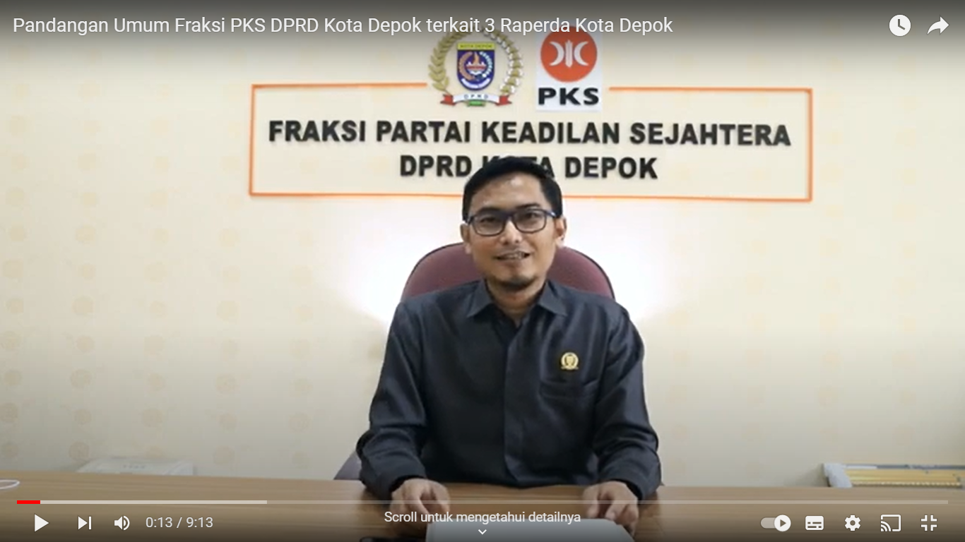 Pandangan Fraksi atas 3 Raperda; RPJMD 2021-2026, PP Pendidikan, dan FP4G Narkotika (4 Januari 2022)