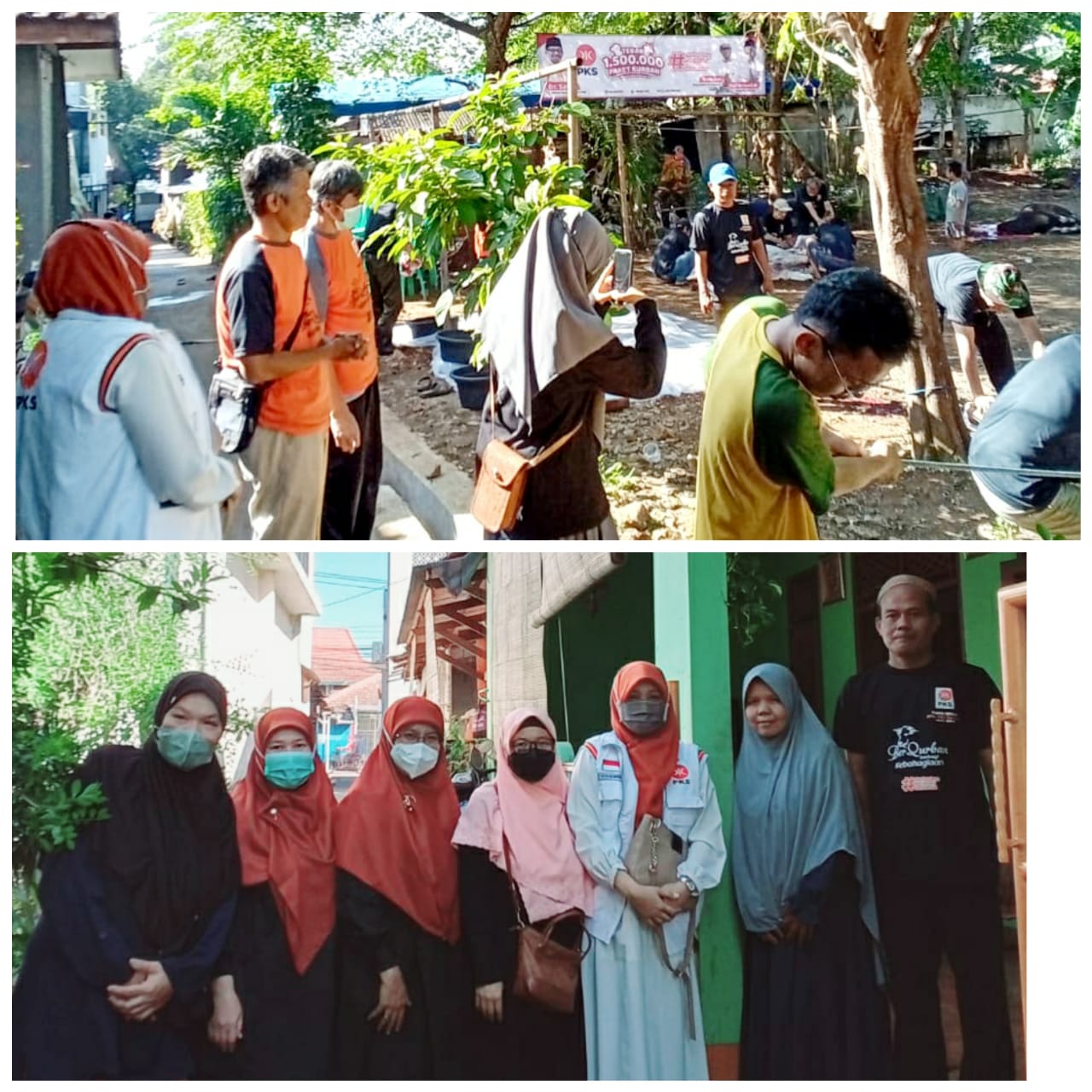Fraksi PKS Depok, Farida Rachmayanti Penuhi Undangan Penyembelihan Kurban DPRA Kukusan