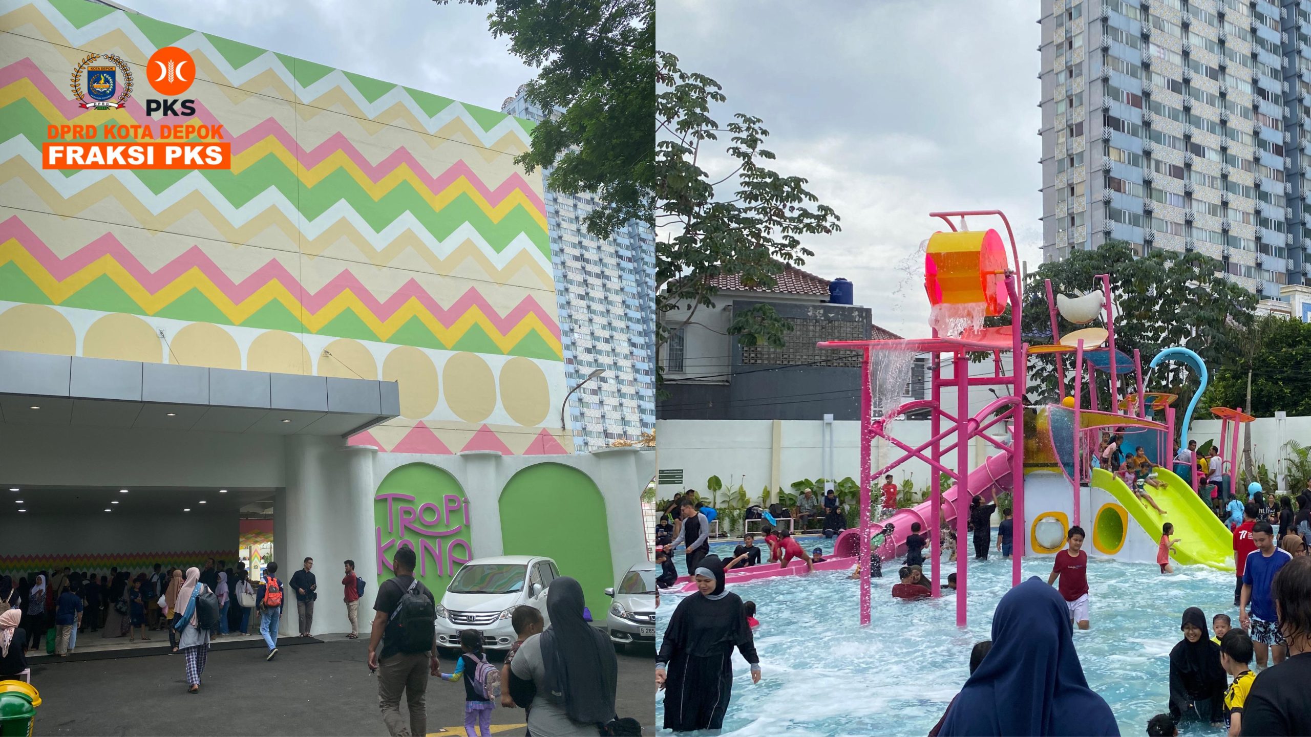 Kolam Renang Tropikana Waterpark Depok