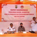 Satgas Provos Resmi Dibentuk, Pokdarkamtibmas Resort Metro Depok Gelar Rakor dan Konsolidasi
